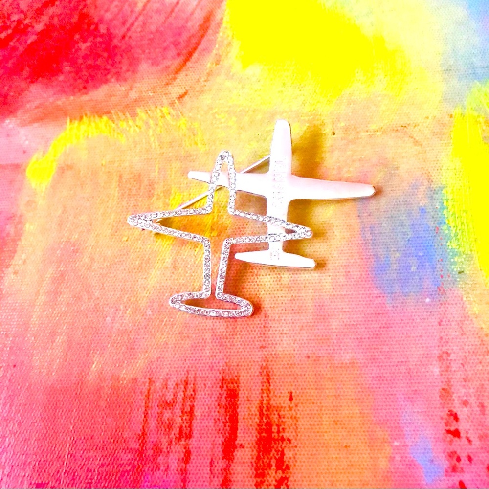 FabulouslyFitted | Silver Flewed Out Mini Fashion Brooch